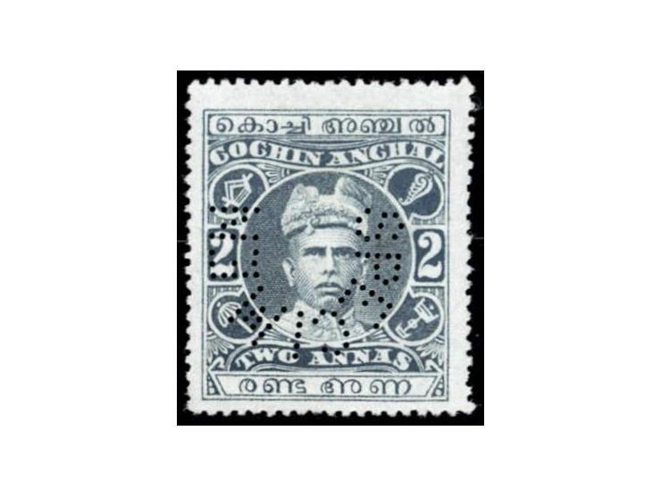 1913  2a grey perforated SPECIMEN.  2025 ISES certificate
