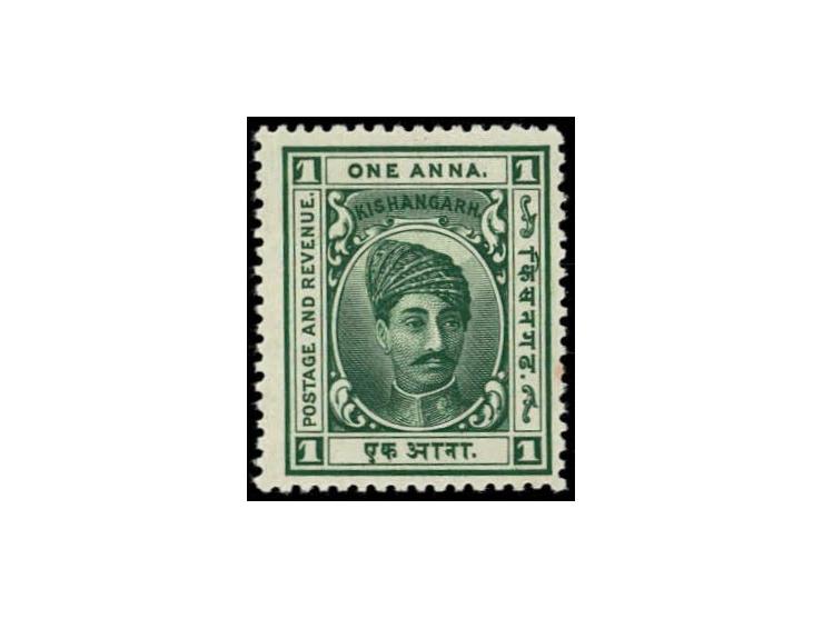 1906  Color trial of the 1a perf. 13½ in green (color of 1r)
