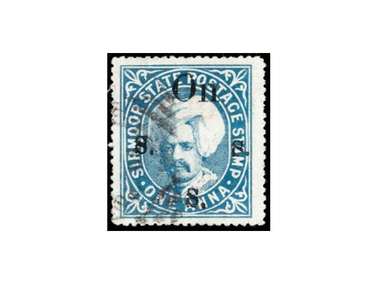 1898  1a grey-blue overprinted On S S S with SG Type 15 with error, small right "S"
