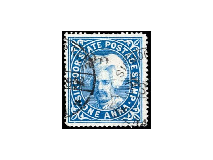 1899  1a bright blue handstamped On S S s with SG Type 23
