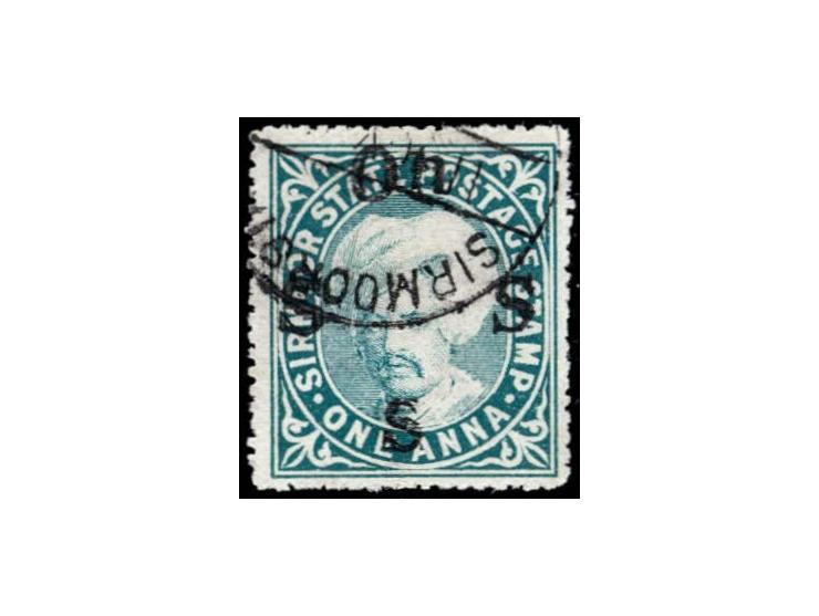 1899  1a grey-blue handstamped On S S S with SG Type 23
