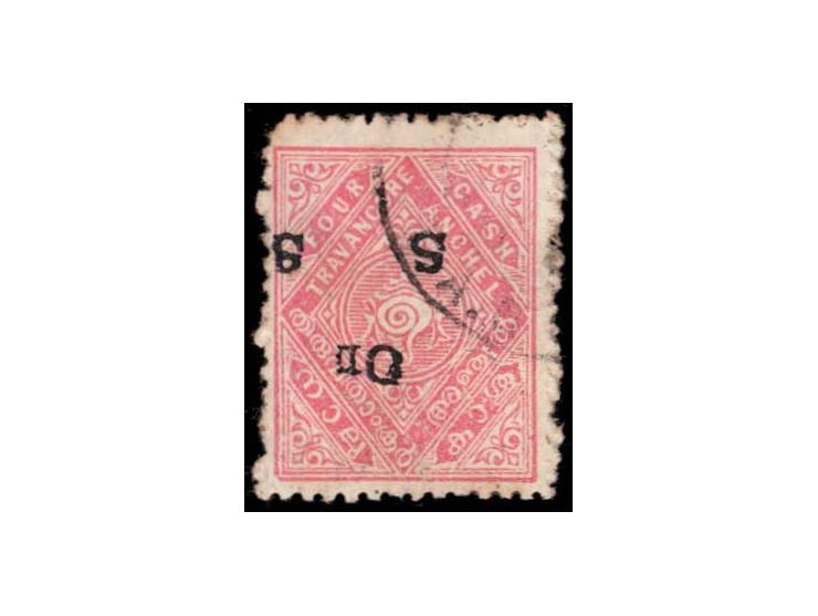 1916  4ca pink overprinted On S S with error, overprint inverted

