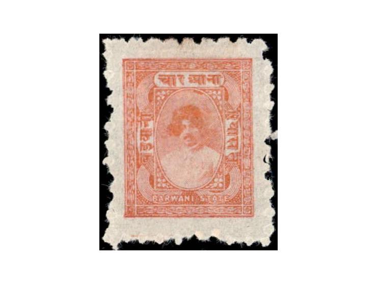 1927  4a orange-brown on thin brittle wove paper, perf.7. Unused without gum as issued. 2025 ISES certificate.
To buy this it
