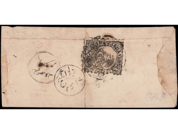 1889  ¼a black perforated  on local cover. Ex. Dan Walker collection. 2025 ISES certificate.
To buy this item please send us 