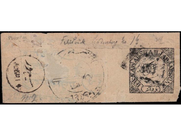 1889  ¼a black imperforate  on local cover. Ex. Dan Walker collection. 2025 ISES certificate.
To buy this item please send us