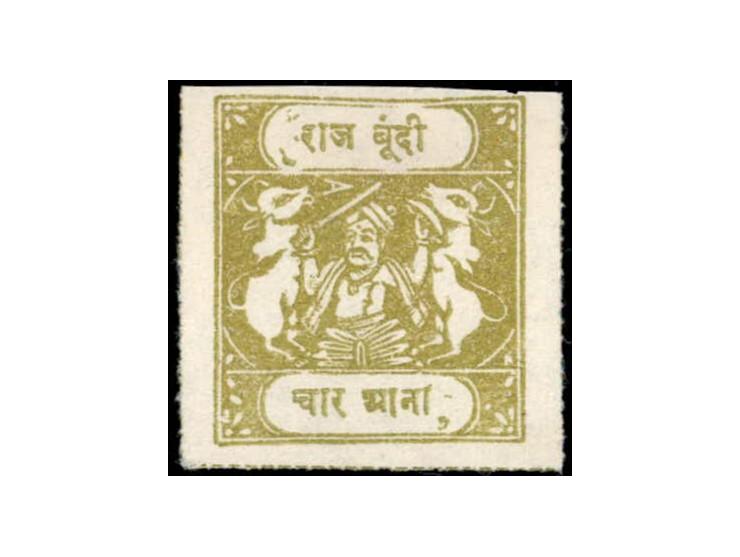 1934  4a olive-yellow SG Type 'E'. Unused without gum as issued.  2025 ISES certificate.  
To buy this item please send us an