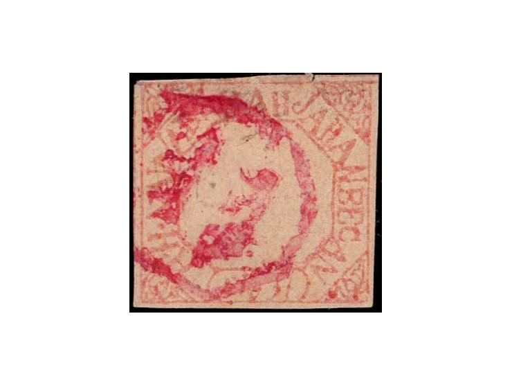 1886  ½a pale red imperforate, used. Ex. Dan Walker collection.
To buy this item please send us an email or use the contact f