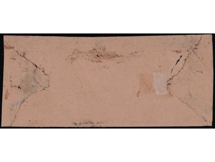 1904  ½a grey-blue SG Type 1a on local cover tied by Jaipur intaglio seal cancel. 2025 ISES certificate.
