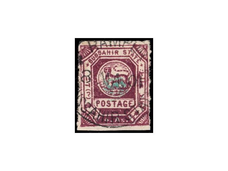 1900-01  4a claret with monogram in blue.
