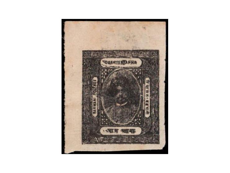 1923  ¼a black, unused without gum as issued.
