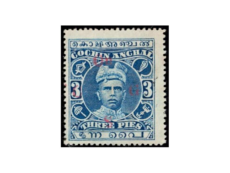1913  3p overprinted On C G S in red
