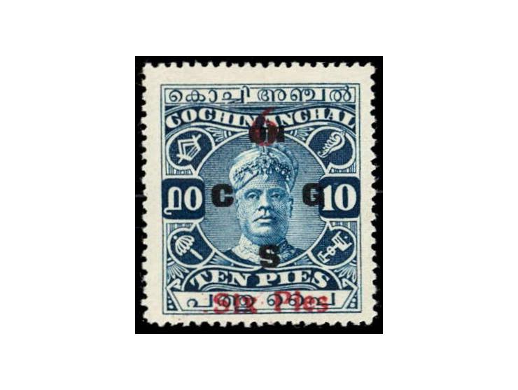 1933  6p on 10p overprinted ON C G S with error, "S" inverted
