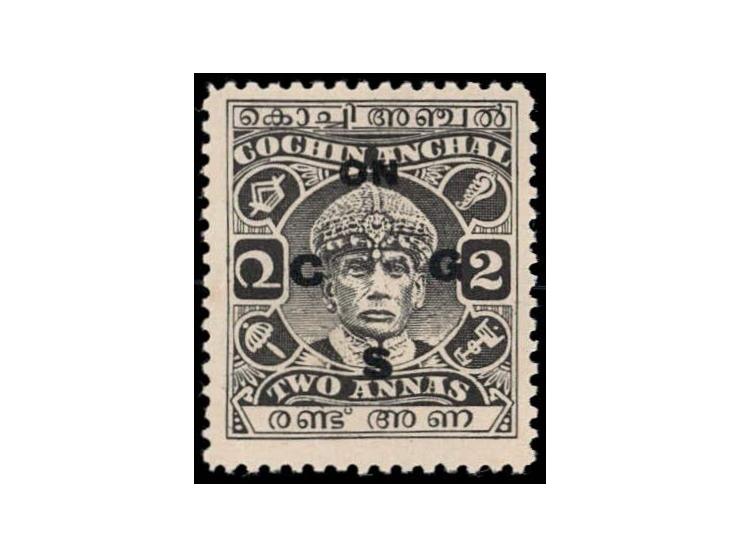 1938-44  2a grey-black overprinted ON C G S
