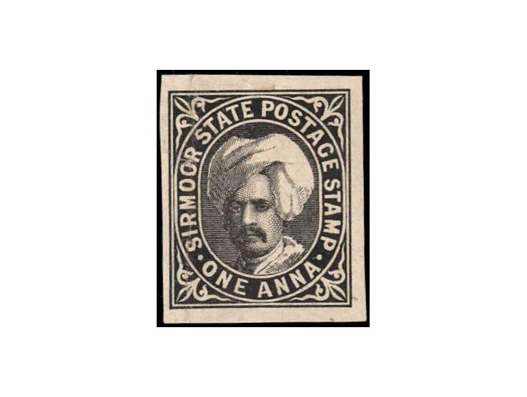 1900  1a Imperforate Plate Proof in black ink. 2025 ISES certificate
