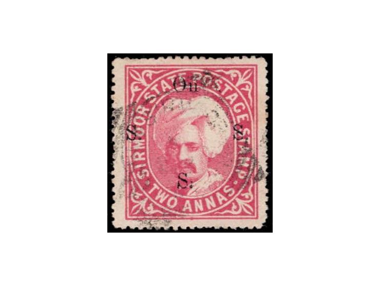 1891  2a pink overprinted On S S S with SG Type 12 in black
