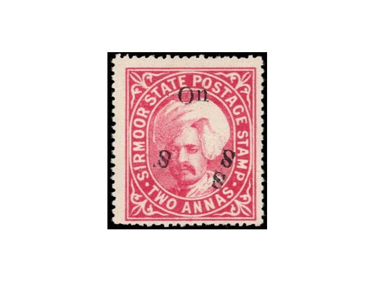 1894  2a carmine handstamped On S S S with SG Type 19
