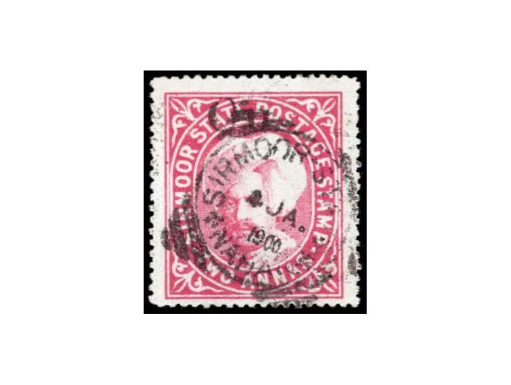 2a rose-red with error, handstamped "On" only with SG Type 23
