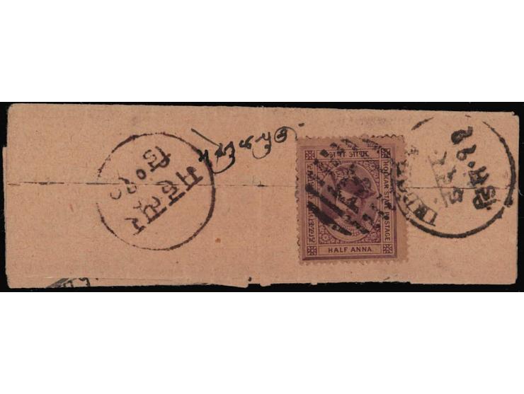 Group of 7 covers comprising of 2 Charkhari covers, 1 Jammu &amp; Kashmir, 1 Soruth, 1 Indore, I Cochin &amp; 1 Jaipur
