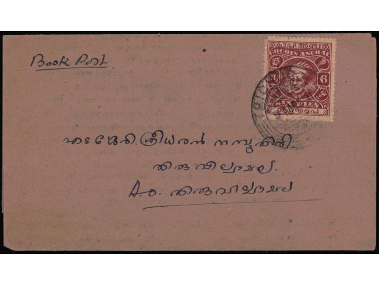 Group of 7 covers comprising of 2 Charkhari covers, 1 Jammu &amp; Kashmir, 1 Soruth, 1 Indore, I Cochin &amp; 1 Jaipur
