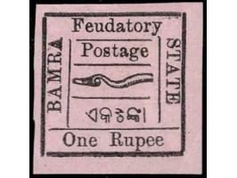 1890-93  1r on rose-lilac with capital 'P'. Unused without gum as issued.
