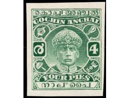 1933  4p green with umbrella watermark imperforate Proof on ungummed paper
