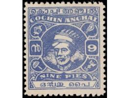 1943  9p ultramarine, perf. 11

