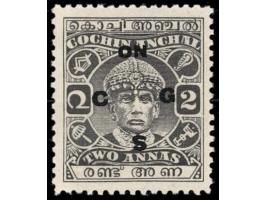 1938-44  2a grey-black overprinted ON C G S with error "S" inverted
