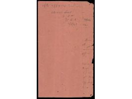 1946  1r black &amp; yellow-bistre used on document addressed to the Post Master tied by 'SAWAI JAIPUR / H.O. / 3 JUN 48" cds