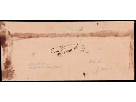 1877  1a pale yellowish brown on local cover tied by Alwar square cancel
