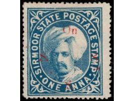 1892-97  1a steel blue overprinted On S S S with SG Type 13 in red
