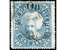 1899-1900  1a slate-blue overprinted On S S S with SG Type 17
