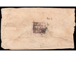 1875  1a red on white used on cover.

