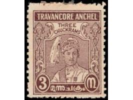 1939  3ch brown with compound perf. 11x12
