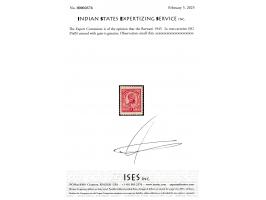 1945  2a rose-carmine, minute thin. 2025 ISES certificate.   
To buy this item please send us an email or use the contact for