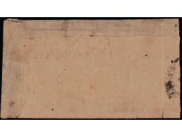 1895  ¼a red imperforate used on local cover. Ex. Dan Walker collection. 2025 ISES certificate.
