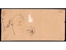 1883  1a black revenue stamp with error '00' of date omitted at lower left tied by native cds to local cover. Per Stanley Gib