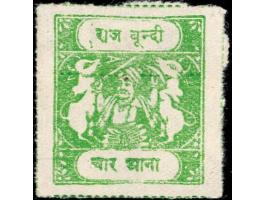 1936  4a yellow-green SG Type 'G' on medium wove paper. Unused without gum as issued. This is only the second copy we have ha