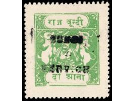 1941  2a yellow-green overprinted 'BUNDI SERVICE" in small English letters. 2025 ISES certificate.
