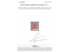 1946-48  6p perf. 11. 2025 ISES certificate.  
To buy this item please send us an email or use the contact form
