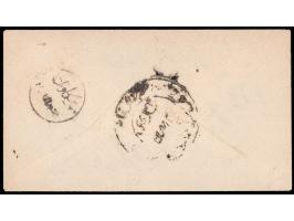1891  ½a red imperforate, used on local cover. Ex. Dan Walker collection.
