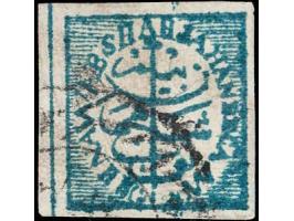 1878  ¼a green imperforate, used.
