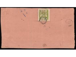 1915   4a apple-green used on local registered cover tied by scarce small intaglio seal cancel. 2025 ISES certificate
