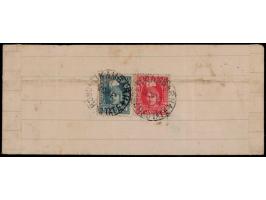 Registered cover franked with 1939  1a scarlet + 4a slate tied by 'TIKAMGARH / ORCHHA STATE / 20 FE 41" cds with boxed regist