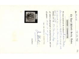 1872  4a orange-red in watercolor on native paper. Unused without gum as issued. Ex Terry Sturton. 1962 RPSL certificate iden