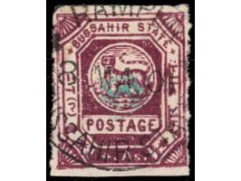 1900-01  4a claret with monogram in blue.
