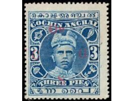 1913  3p overprinted On C G S in red
