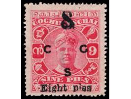 1924  8p on 9p overprinted ON C G S
