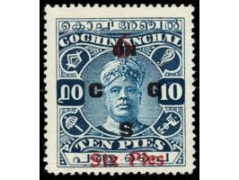 1933  6p on 10p overprinted ON C G S with error, "S" inverted
