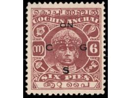 1942-43  6p perf. 11 overprinted ON C G S
