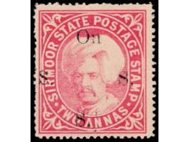1891  2a pink overprinted On S S S
